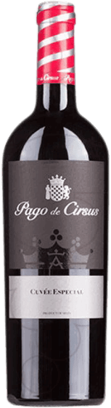25,95 € Envoi gratuit | Vin Rouge Pago de Cirsus Cuvée, Spécial D.O.P. Vino de Pago Finca Bolandín Navarre Espagne Tempranillo, Merlot, Syrah Bouteille Magnum 1,5 L