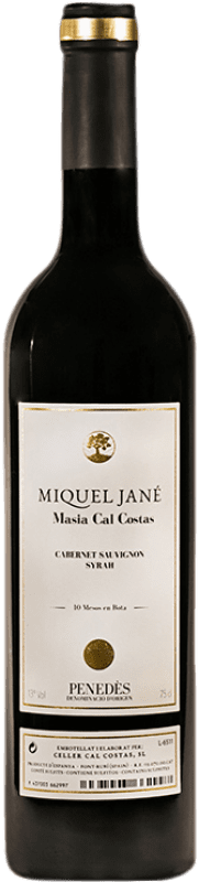 13,95 € Бесплатная доставка | Красное вино Miquel Jané Masia Cal Costas D.O. Penedès Каталония Испания Syrah, Cabernet Sauvignon бутылка 75 cl