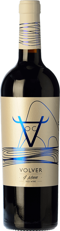 10,95 € Бесплатная доставка | Красное вино Volver 4 Meses Дуб D.O. La Mancha Castilla la Mancha y Madrid Испания Tempranillo — Темпранильо Бутылка 75 cl