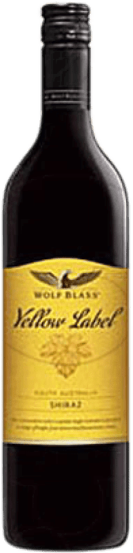 13,95 € 免费送货 | 红酒 Wolf Blass Yellow Label 澳大利亚 Cabernet Sauvignon 瓶子 75 cl
