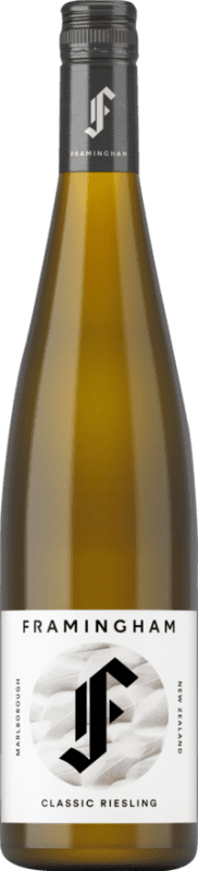 24,95 € Envio grátis | Vinho Branco Framingham Classic Crianza Nova Zelândia Riesling Garrafa 75 cl