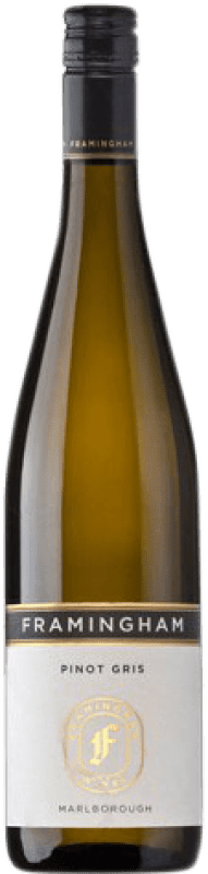 13,95 € Envio grátis | Vinho branco Framingham Crianza Nova Zelândia Pinot Cinza Garrafa 75 cl