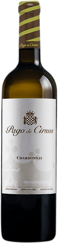 12,95 € Бесплатная доставка | Белое вино Pago de Cirsus D.O. Navarra Наварра Испания Chardonnay бутылка 75 cl