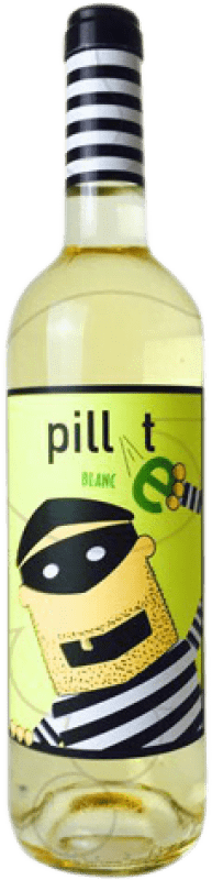 6,95 € Free Shipping | White wine Pillet Young D.O. Cariñena Aragon Spain Macabeo Bottle 75 cl