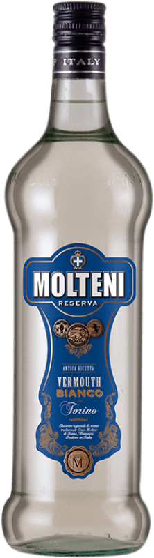 9,95 € Kostenloser Versand | Wermut Molteni Bianco Italien Flasche 1 L