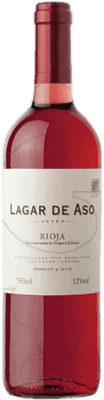 6,95 € Free Shipping | Rosé wine Lagar de Aso Young D.O.Ca. Rioja The Rioja Spain Tempranillo Bottle 75 cl