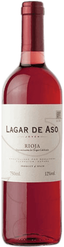 3,95 € Kostenloser Versand | Roséwein Lagar de Aso Jung D.O.Ca. Rioja La Rioja Spanien Tempranillo Flasche 75 cl