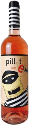 6,95 € 免费送货 | 玫瑰酒 Pillet 年轻的 D.O. Cariñena 阿拉贡 西班牙 Grenache 瓶子 75 cl