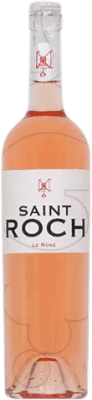 23,95 € Envío gratis | Vino rosado Saint Roch Le Rosé Joven A.O.C. Francia Francia Monastrell, Garnacha Gris Botella Magnum 1,5 L