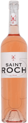24,95 € Envío gratis | Vino Rosado Saint Roch Rosé — Rosado Joven A.O.C. Francia Francia Garnacha, Monastrell Botella Magnum 1,5 L