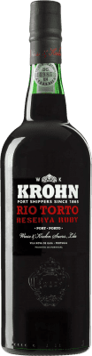 11,95 € Spedizione Gratuita | Vino fortificato Krohn Río Torto I.G. Porto porto Portogallo Tempranillo, Touriga Franca, Touriga Nacional, Tinta Amarela, Tinta Cão, Tinta Barroca Bottiglia 75 cl