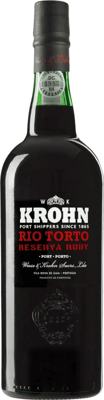 11,95 € Envoi gratuit | Vin Fortifié Krohn Río Torto I.G. Porto Porto Portugal Tempranillo, Touriga Franca, Touriga Nacional, Tinta Amarela, Tinta Cão, Tinta Barroca 75 cl