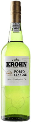 9,95 € Envio grátis | Vinho fortificado Krohn Senador I.G. Porto Porto Portugal Malvasía, Godello, Rabigato Garrafa 75 cl