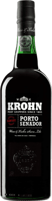 11,95 € Envío gratis | Vino generoso Krohn Senador Tawny I.G. Porto Oporto Portugal Botella 75 cl