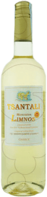 7,95 € Бесплатная доставка | Крепленое вино Tsantali Limnos Греция Muscat бутылка 75 cl