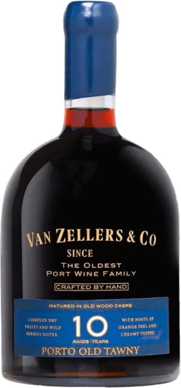 55,95 € Free Shipping | Fortified wine Van Zellers I.G. Porto Porto Portugal Tempranillo, Touriga Franca, Touriga Nacional, Tinta Amarela, Tinta Cão, Tinta Barroca 10 Years Bottle 75 cl