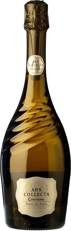 24,95 € Envío gratis | Espumoso Blanco Codorníu Ars Collecta Brut Blanc de Noirs Gran Reserva D.O. Cava Cataluña España Botella 75 cl