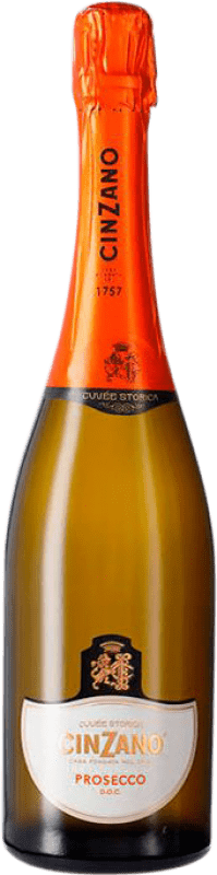 14,95 € Envoi gratuit | Vin Mousseux Blanc Cinzano Sec D.O.C. Prosecco Italie Glera Bouteille 75 cl
