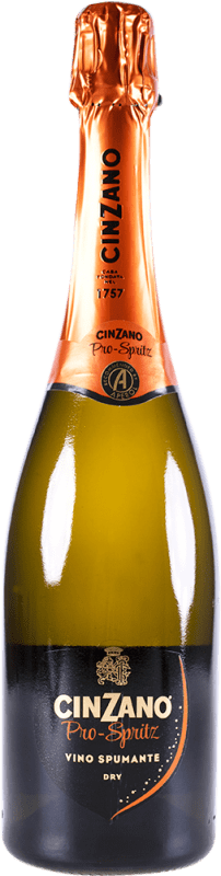 8,95 € Spedizione Gratuita | Spumante bianco Cinzano Pro-Spritz Secco D.O.C. Italia Italia Glera Bottiglia 75 cl