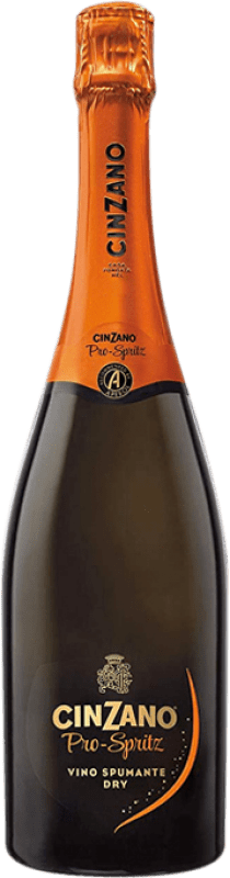7,95 € Envoi gratuit | Vin Mousseux Blanc Cinzano Pro Seco — Sec Spritz D.O.C. Italie Italie Glera 75 cl