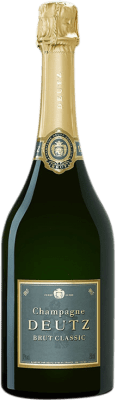 59,95 € 免费送货 | 白起泡酒 Deutz Classic 香槟 大储备 A.O.C. Champagne 香槟酒 法国 Pinot Black, Chardonnay, Pinot Meunier 瓶子 75 cl