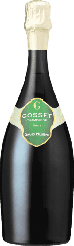 104,95 € Envio grátis | Espumante Branco Gosset Grand Brut — Bruto Millésimé Grande Reserva A.O.C. Champagne França Pinot Noir, Chardonnay 75 cl