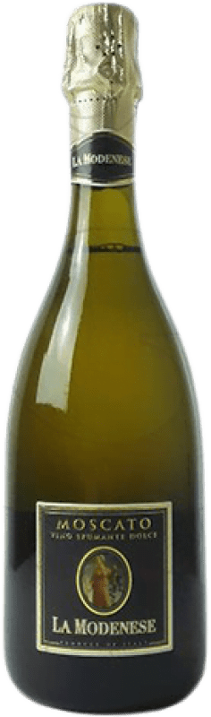 3,95 € Kostenloser Versand | Weißer Sekt La Modenese D.O.C. Italien Italien Muscat Flasche 75 cl