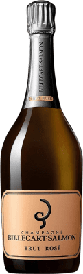 57,95 € Envio grátis | Espumante rosé Billecart-Salmon Brut Grande Reserva A.O.C. Champagne França Meia Garrafa 37 cl
