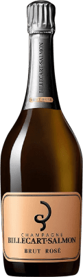 46,95 € Envio grátis | Espumante rosé Billecart-Salmon Brut Grande Reserva A.O.C. Champagne França Meia Garrafa 37 cl