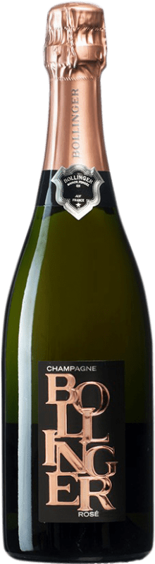 75,95 € Free Shipping | Rosé sparkling Bollinger Rosé Millésimé Brut Grand Reserve A.O.C. Champagne France Bottle 75 cl