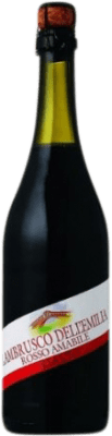 4,95 € Free Shipping | Red sparkling Rialto Negre D.O.C. Lambrusco di Sorbara Italy Lambrusco Bottle 75 cl