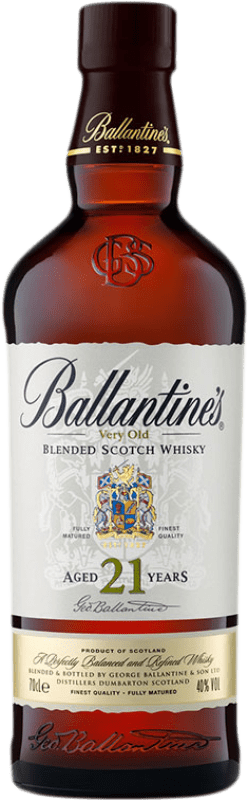 155,95 € Free Shipping | Whisky Blended Ballantine's Reserve Scotland United Kingdom 21 Years Bottle 70 cl