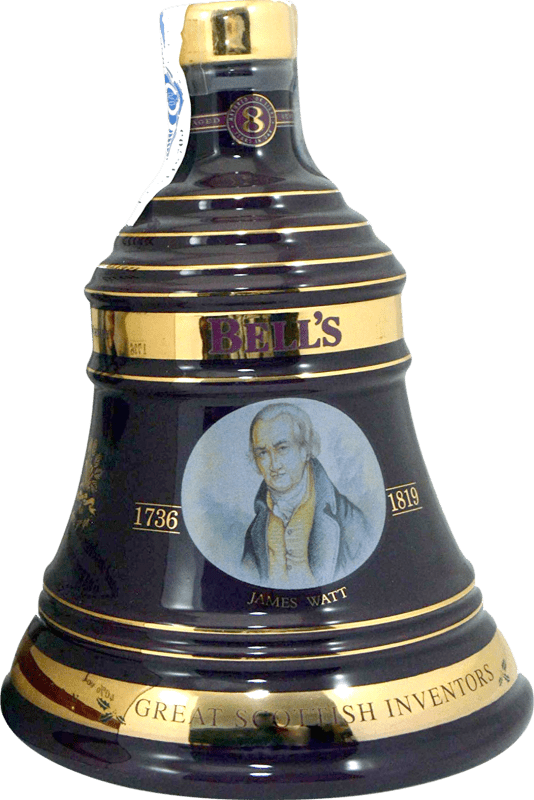 68,95 € 送料無料 | ブレンデッドウイスキー Bell's James Watt 特別, Extra — エクストラ, Decanter — デキャンタ レセルバ イギリス 8 年 70 cl