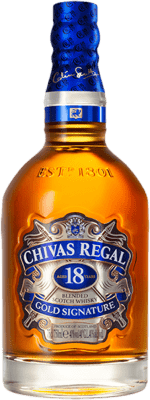 78,95 € 免费送货 | 威士忌混合 Chivas Regal 预订 苏格兰 英国 18 岁 瓶子 70 cl