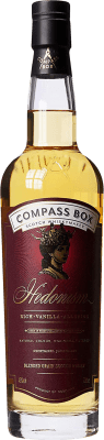 108,95 € Envío gratis | Whisky Single Malt Compass Box. Hedonism Reserva Reino Unido Botella 70 cl
