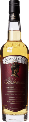 108,95 € Kostenloser Versand | Whiskey Single Malt Compass Box. Hedonism Reserve Schottland Großbritannien Flasche 70 cl