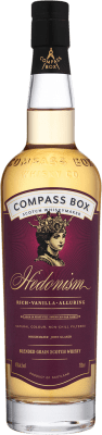 108,95 € 送料無料 | ウイスキーシングルモルト Compass Box. Hedonism 予約 スコットランド イギリス ボトル 70 cl