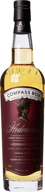 107,95 € Free Shipping | Whisky Single Malt Compass Box. Hedonism Reserve United Kingdom Bottle 70 cl