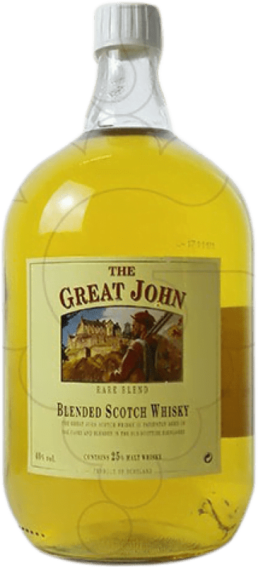 56,95 € Envoi gratuit | Blended Whisky Great John Royaume-Uni Bouteille Jéroboam-Double Magnum 3 L