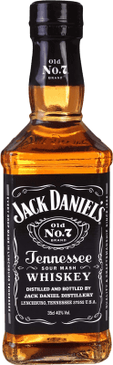 15,95 € Envio grátis | Whisky Bourbon Jack Daniel's Old No.7 Estados Unidos Garrafa Terço 35 cl