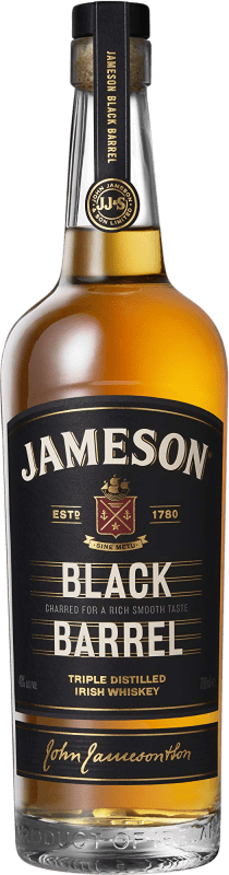 39,95 € Kostenloser Versand | Whiskey Blended Jameson Select Black Barrel Reserve Irland Flasche 70 cl