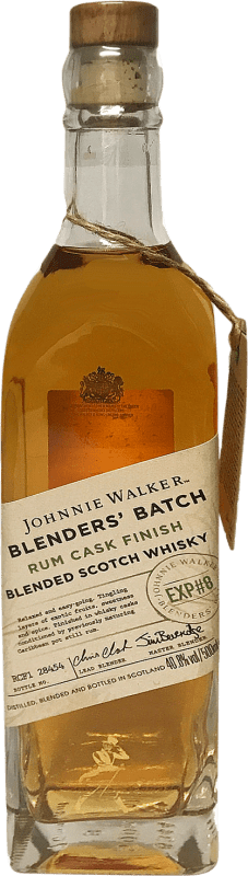 113,95 € 送料無料 | ウイスキーブレンド Johnnie Walker Blender's Batch Rum Cask Finish 予約 イギリス ボトル Medium 50 cl