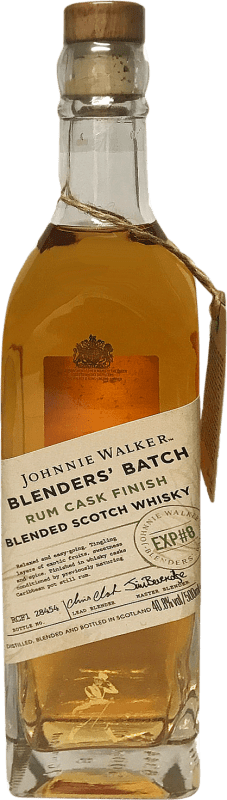 119,95 € Spedizione Gratuita | Whisky Blended Johnnie Walker Blender's Rum Cask Finish — Affinato in Botte, Batch Riserva Regno Unito Bottiglia Medium 50 cl