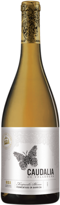 19,95 € Envoi gratuit | Vin Blanc Vallobera Caudalia Crianza D.O.Ca. Rioja La Rioja Espagne Tempranillo Bouteille 75 cl