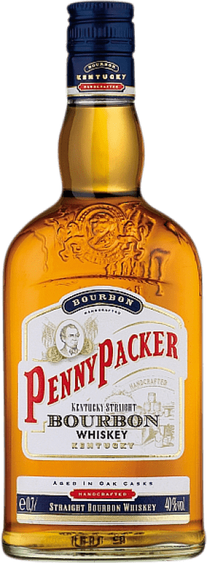 17,95 € Envío gratis | Whisky Bourbon Penny Packer Estados Unidos Botella 70 cl