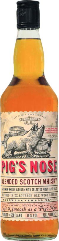 19,95 € Spedizione Gratuita | Whisky Blended Pig's Nose Riserva Regno Unito 70 cl