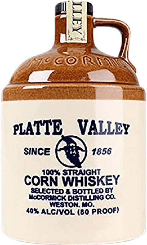 39,95 € Envío gratis | Whisky Blended Platte Valley. Corn Reserva Estados Unidos Botella 70 cl