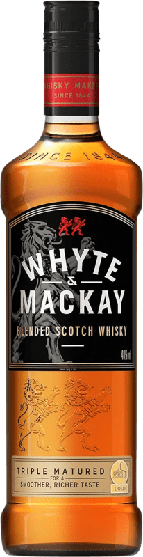 19,95 € Envio grátis | Whisky Blended Whyte & Mackay Special Glasgow Triple Matured Reserva Reino Unido Garrafa 1 L