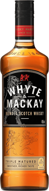 28,95 € Spedizione Gratuita | Whisky Blended Whyte & Mackay Glasgow Triple Cask — Tripla Botte, Speciale Riserva Regno Unito 1 L