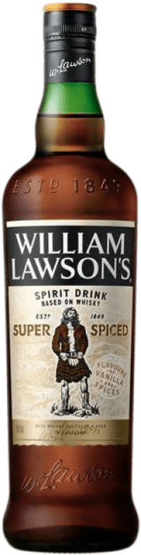 13,95 € Kostenloser Versand | Whiskey Blended William Lawson's Super Spiced Großbritannien Flasche 1 L